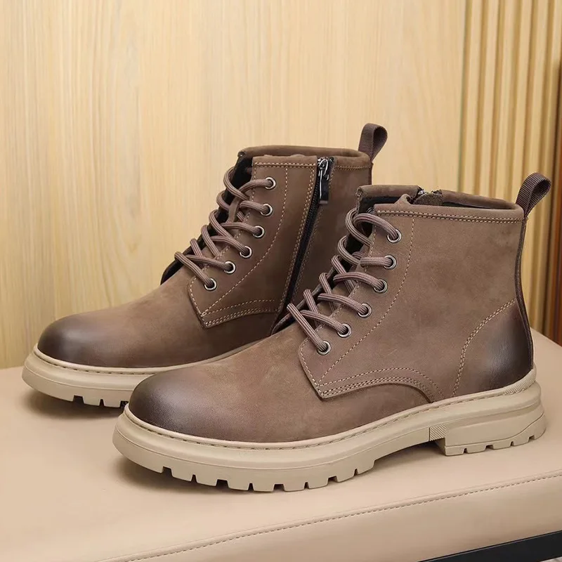 Retro Nostalgic Style Men's Boots, Casual All Genuine Leather Men's Shoes Ankle boots
Retro Nostalgic Style Men's Boots, Casual All Genuine Leather Men's Shoes Ankle boots