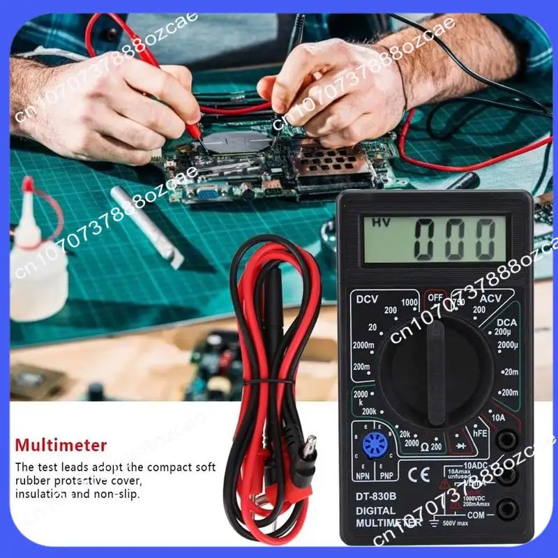 A26P DT830B ЖК-цифровой мультиметр для электрических испытаний, высокая безопасность DC/AC 750/1000 В вольтметр амперметр тестер Ом
A26P DT830B ЖК-цифровой мультиметр для электрических испытаний, высокая безопасность DC/AC 750/1000 В вольтметр амперметр тестер Ом