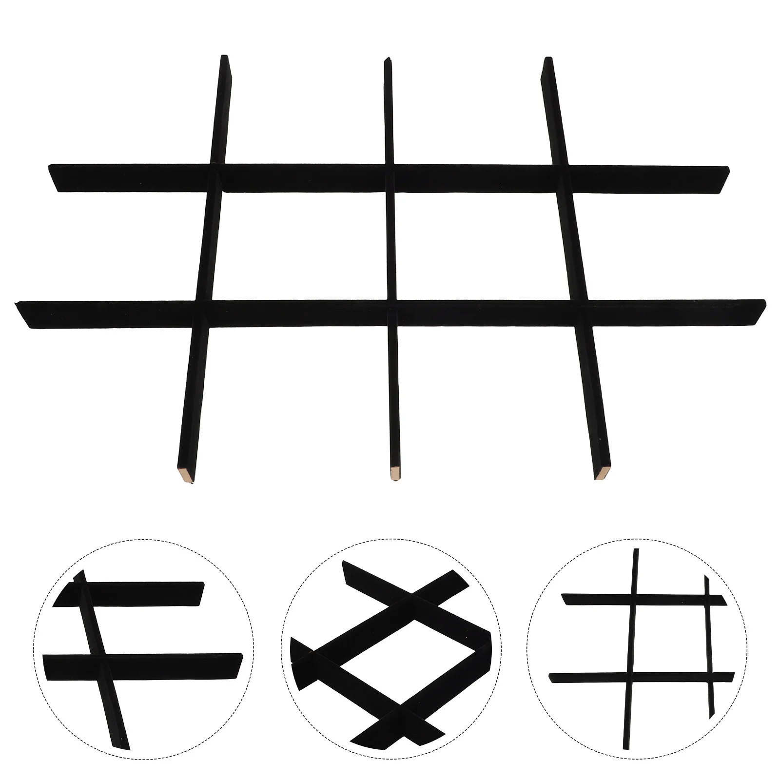 5Pcs Jewelry Tray Divider Inserts Elegant Black Finish Drawer Organizer for Makeup Rings Necklaces Bracelets Scratch Protection
5Pcs Jewelry Tray Divider Inserts Elegant Black Finish Drawer Organizer for Makeup Rings Necklaces Bracelets Scratch Protection