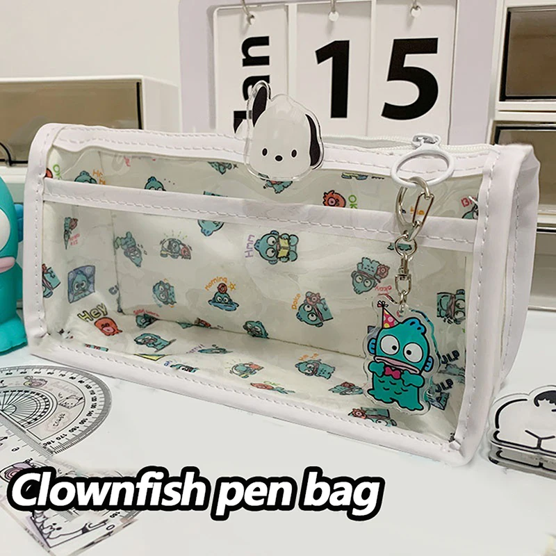 Прозрачная Водонепроницаемая ручка Clownfish, яркий внешний вид, милая коробка для канцелярских принадлежностей, коробка для хранения, сумка, большая емкость, карандаш
Прозрачная Водонепроницаемая ручка Clownfish, яркий внешний вид, милая коробка для канцелярских принадлежностей, коробка для хранения, сумка, большая емкость, карандаш
