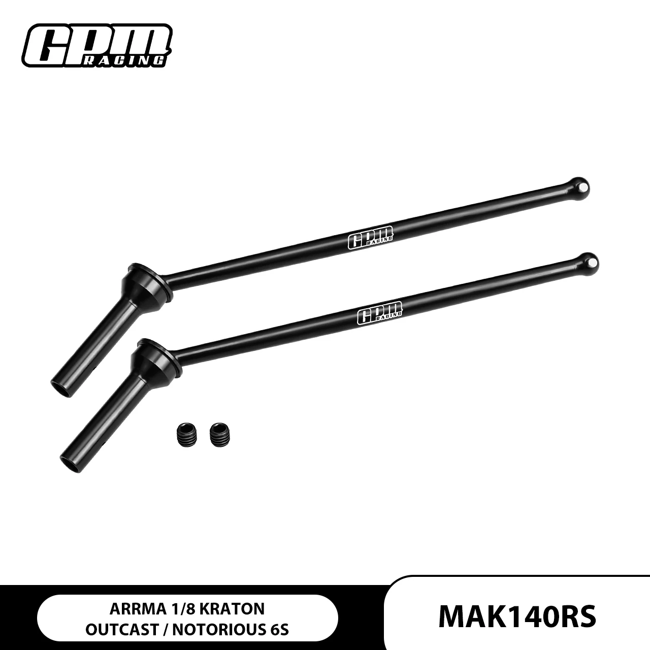 ГПМ # Задний приводной вал CVD из закаленной стали 45, для ARRMA 1/8 Kraton Notorious Outcast
ГПМ # Задний приводной вал CVD из закаленной стали 45, для ARRMA 1/8 Kraton Notorious Outcast