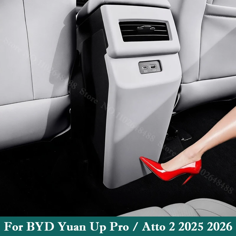 For BYD Yuan Up Pro Atto 2 2025 2026 Rear Armrest Box Anti Kick Frame ABS Plastic Protection Cover Car Interior Accessories
For BYD Yuan Up Pro Atto 2 2025 2026 Rear Armrest Box Anti Kick Frame ABS Plastic Protection Cover Car Interior Accessories