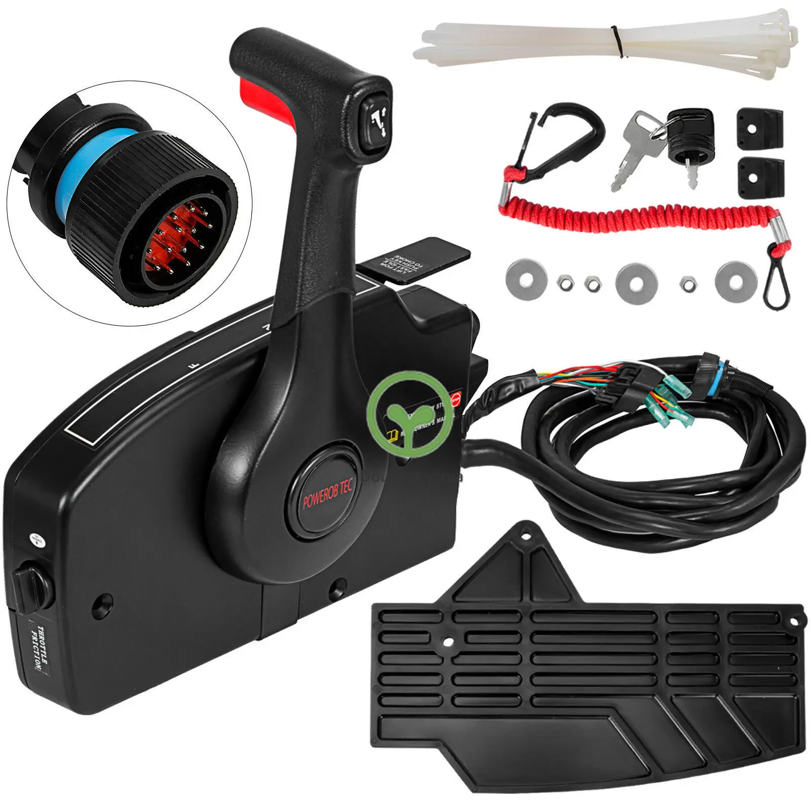Applicable to Merc ury outboard machine 14PIN control box, outboard machine accessories control box 8PIN remote control box
Applicable to Merc ury outboard machine 14PIN control box, outboard machine accessories control box 8PIN remote control box