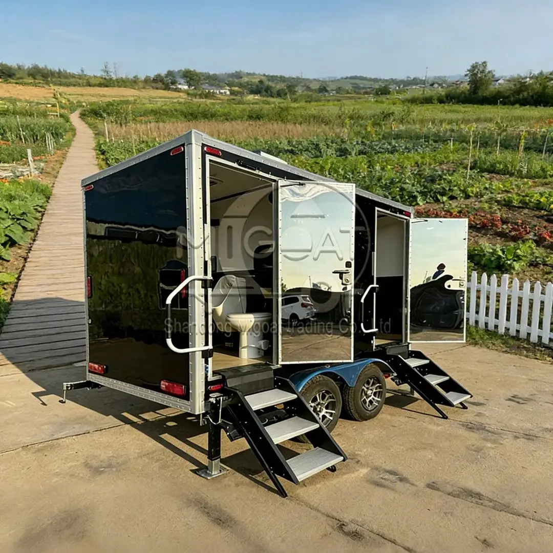 Luxury Black Double-Room Portable Toilet Fashionable Outdoor Restroom for Special Events
Luxury Black Double-Room Portable Toilet Fashionable Outdoor Restroom for Special Events