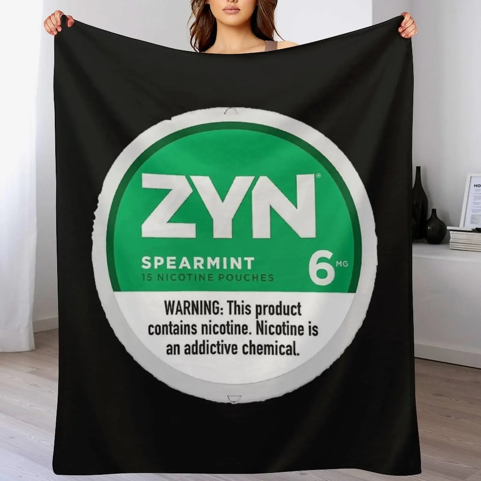 Zyn Throw Blanket Warm Comfortable Blanket for Office Napping
Zyn Throw Blanket Warm Comfortable Blanket for Office Napping