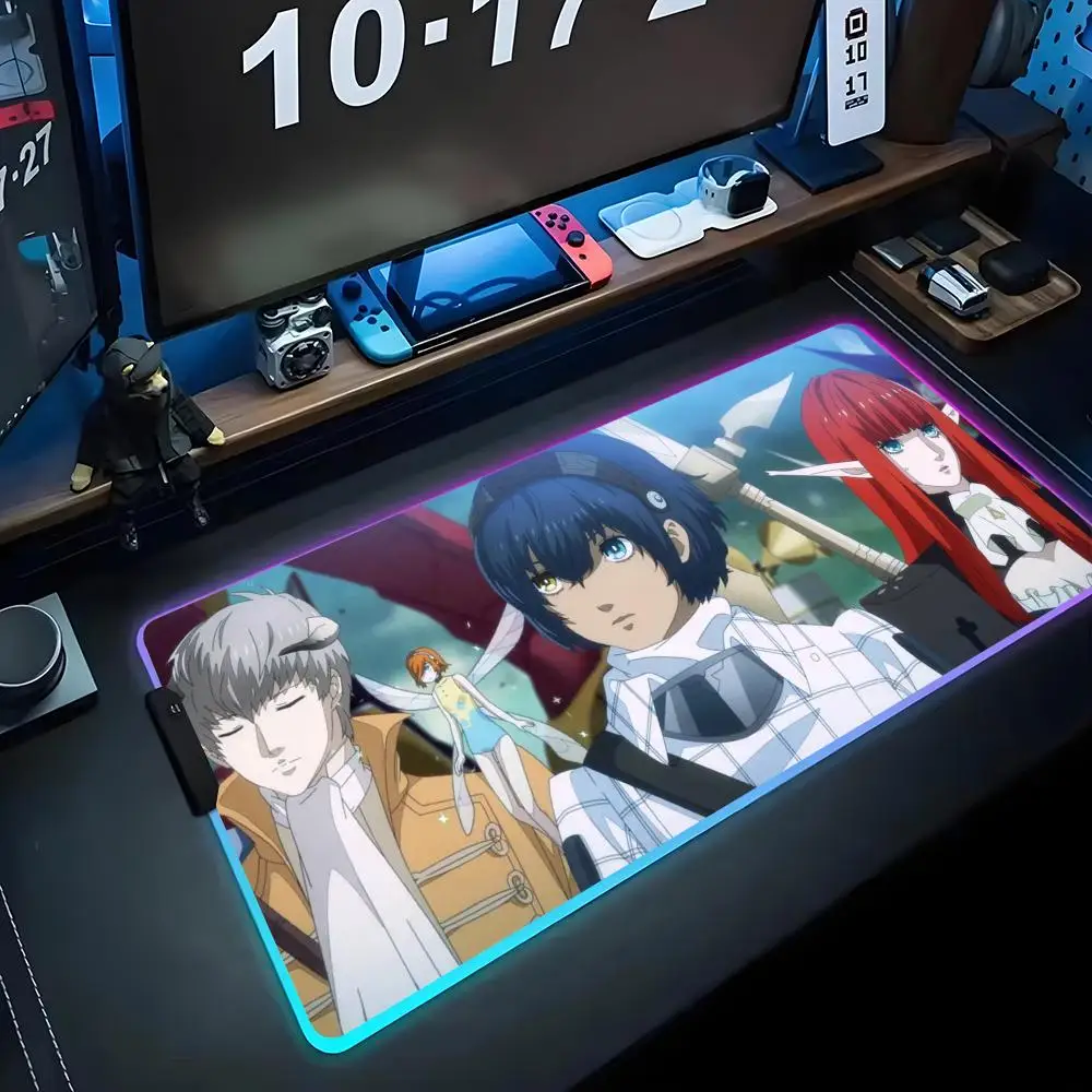 anime metaphor refantazio Mouse Pad RGB Gaming Mousepad Big LED Pad PC Desk Mat Luminous Mouse Pad Large Keyboard Mats Table Rug
anime metaphor refantazio Mouse Pad RGB Gaming Mousepad Big LED Pad PC Desk Mat Luminous Mouse Pad Large Keyboard Mats Table Rug