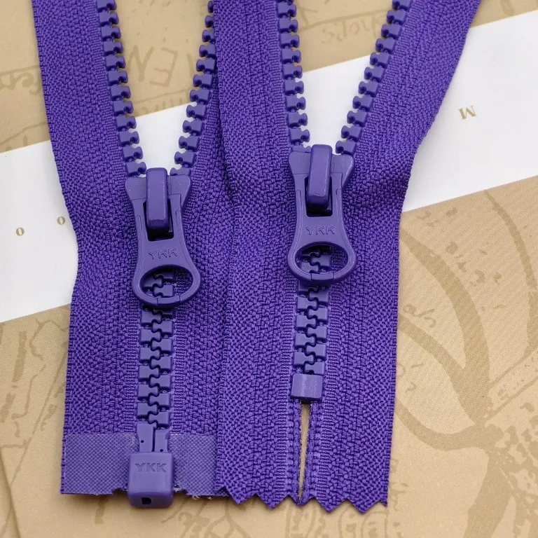 YKK5 Resin Single Head Open Purple Semicircular Sheet DALH Head Zipper Jacket Down Change Zipper
YKK5 Resin Single Head Open Purple Semicircular Sheet DALH Head Zipper Jacket Down Change Zipper