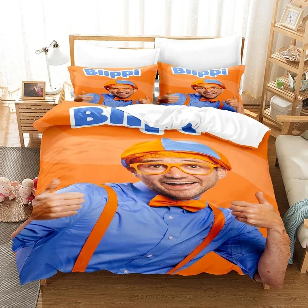Blipi Wonders 3D Printed Duvet Case Pillowcase Bedding Set Twin Full Queen King Size for Kids Bedroom Decor
Blipi Wonders 3D Printed Duvet Case Pillowcase Bedding Set Twin Full Queen King Size for Kids Bedroom Decor