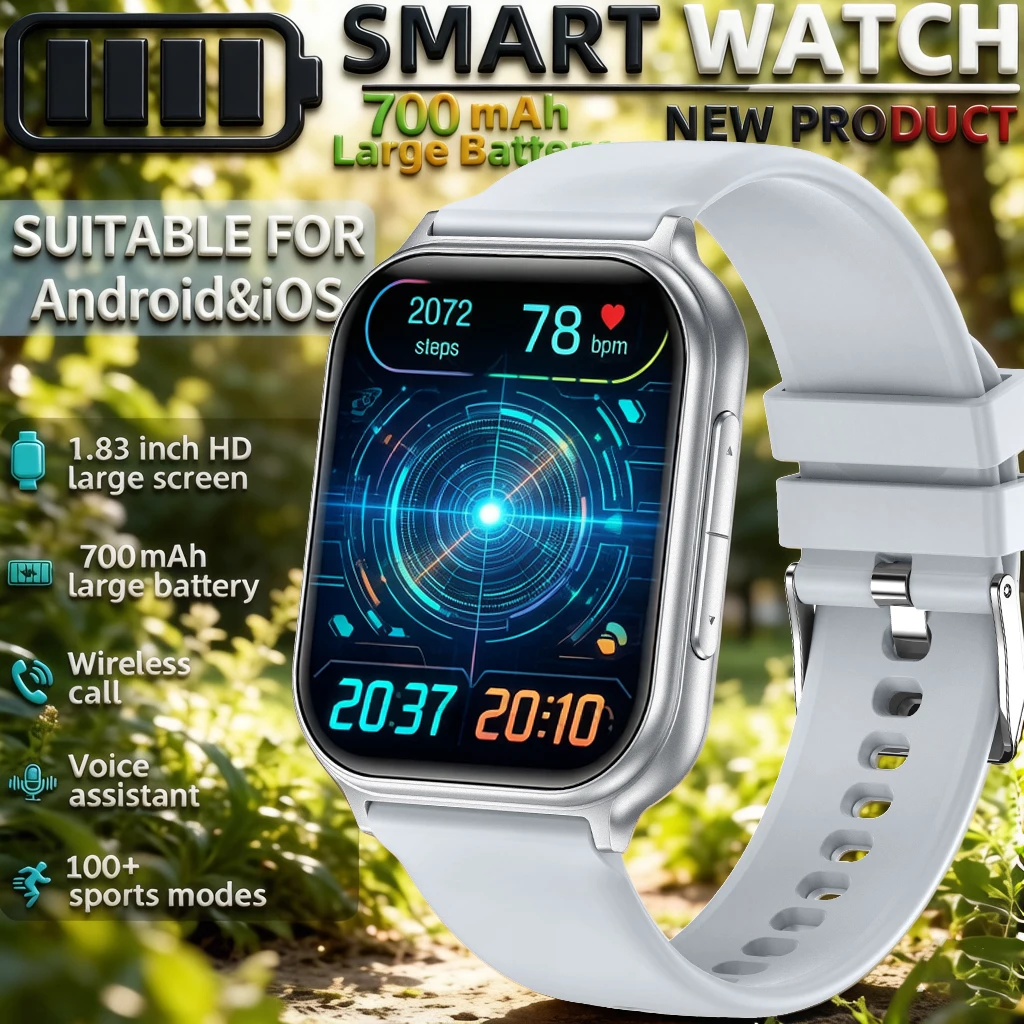Global Version 2026 New Smart Watch Men Women 700mAh 24-hour Health Monitor 100+Sports GPS Track Watch Bluetooth Call Smartwatch
Global Version 2026 New Smart Watch Men Women 700mAh 24-hour Health Monitor 100+Sports GPS Track Watch Bluetooth Call Smartwatch