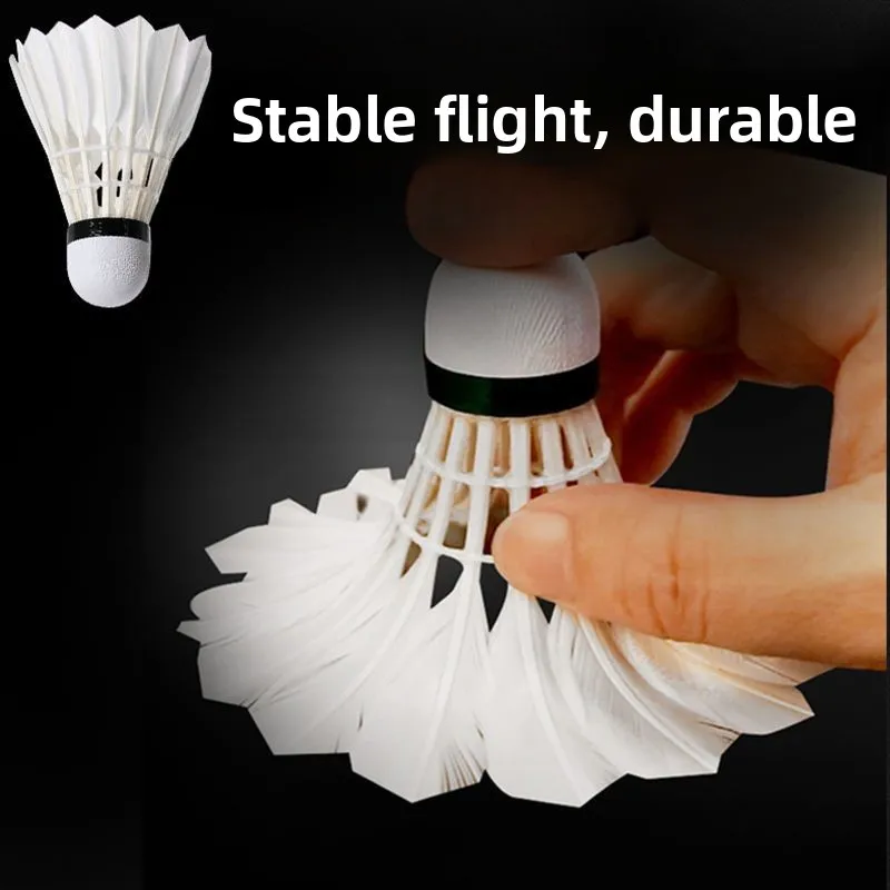 Professional Grade Badminton Shuttlecocks Windproof Feathers Indoor Outdoor Training Set Durable Entertainment Use Ball
Professional Grade Badminton Shuttlecocks Windproof Feathers Indoor Outdoor Training Set Durable Entertainment Use Ball