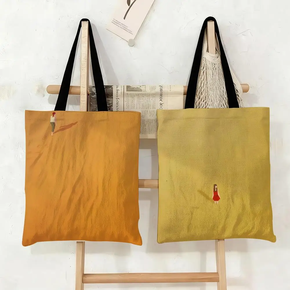 Abstract Creative Alone Girl Storage Bags Canvas Tote Bag Large Capacity Double-Sided Print Reusable Shopping Bag Shoulder Bag
Abstract Creative Alone Girl Storage Bags Canvas Tote Bag Large Capacity Double-Sided Print Reusable Shopping Bag Shoulder Bag