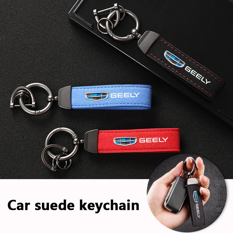 Simple Suede Keychain Car Key Ring Chain Holder Keyring For Geely Coolray Atlas Boyue NL3 Emgrand X7 EX7 SUV GT GC9 Borui Car
Simple Suede Keychain Car Key Ring Chain Holder Keyring For Geely Coolray Atlas Boyue NL3 Emgrand X7 EX7 SUV GT GC9 Borui Car