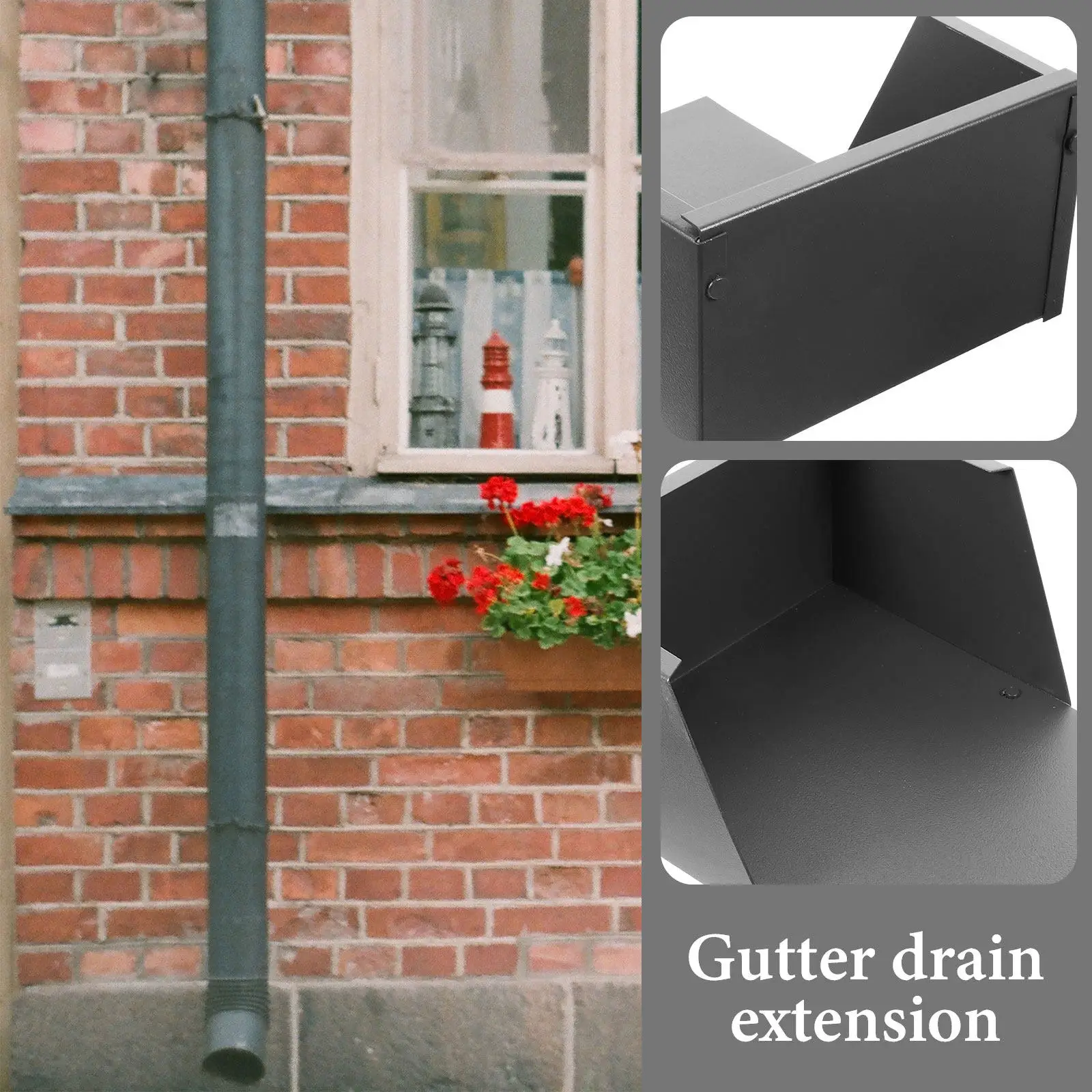 Heavy Duty Aluminum Downspout Splash Block Rain Gutter Downspout Extension Splash Guard for Outdoor Floors Rainwater Harvesting
Heavy Duty Aluminum Downspout Splash Block Rain Gutter Downspout Extension Splash Guard for Outdoor Floors Rainwater Harvesting