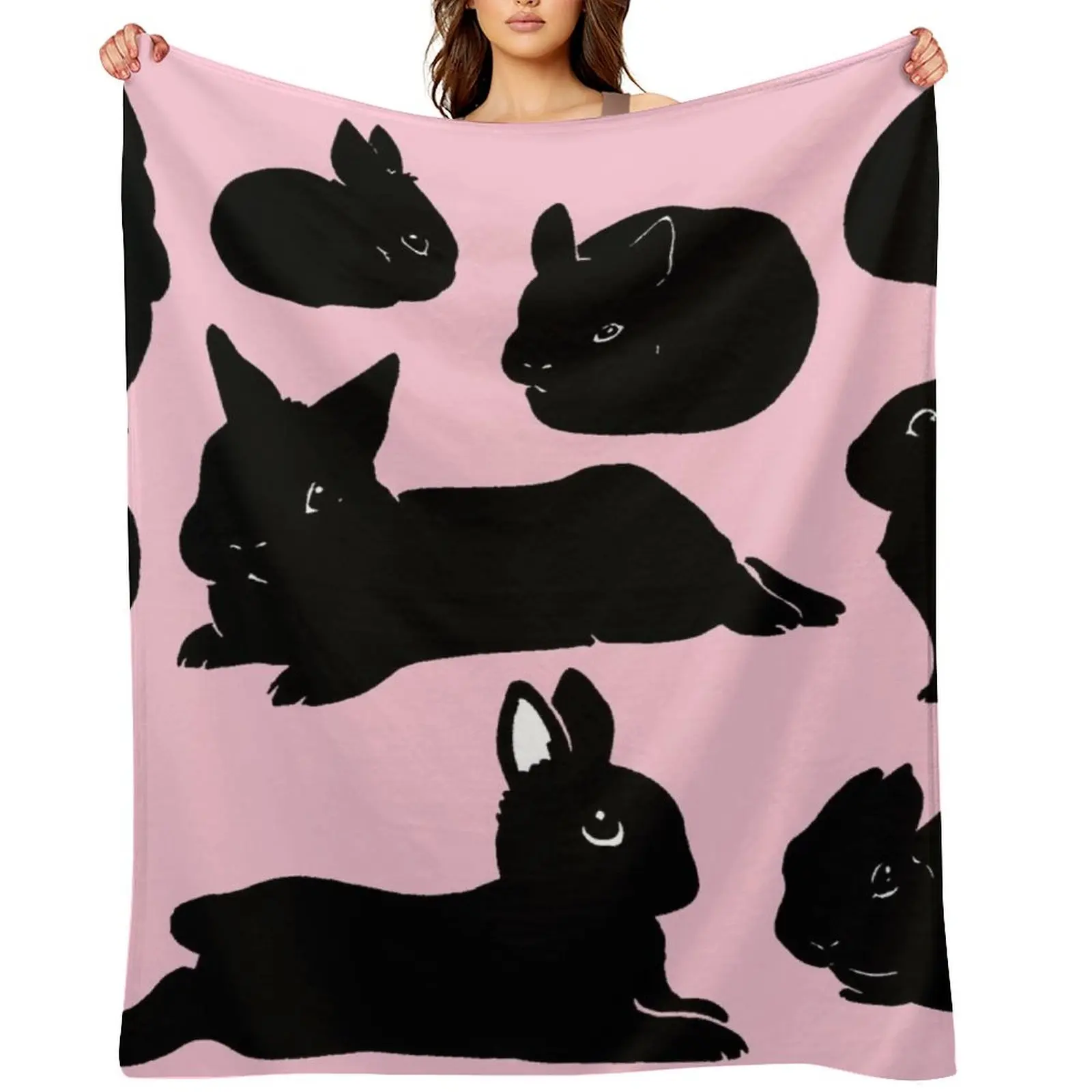 Black Bunny Collection Throw Blanket Large blankets ands Custom Blankets For Baby Blankets
Black Bunny Collection Throw Blanket Large blankets ands Custom Blankets For Baby Blankets