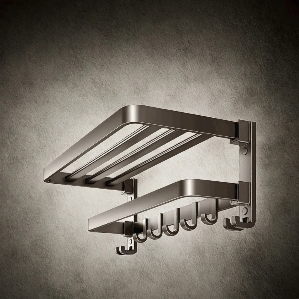 Modern Aluminum Bathroom Shelves Contemporary Towel Rack and Shelf for Modern Bathrooms
Modern Aluminum Bathroom Shelves Contemporary Towel Rack and Shelf for Modern Bathrooms