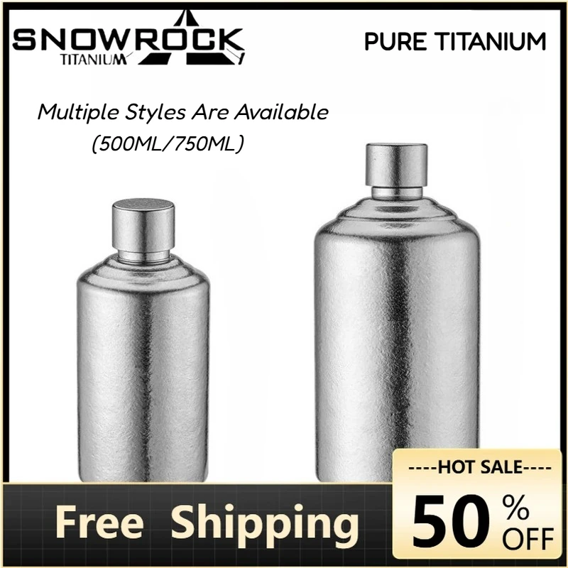 Титановая фляга SNOWROCK для кемпинга, бутылка для виски, герметичная, легкая и портативная, для алкоголя, товары для кемпинга
Титановая фляга SNOWROCK для кемпинга, бутылка для виски, герметичная, легкая и портативная, для алкоголя, товары для кемпинга