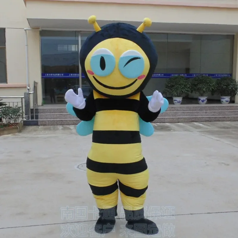 Honest Bee Mascot Costume Professional Mascot Costume Adult Size Cartoon Character Mascotte Christmas Fancy Party Suits
Honest Bee Mascot Costume Professional Mascot Costume Adult Size Cartoon Character Mascotte Christmas Fancy Party Suits