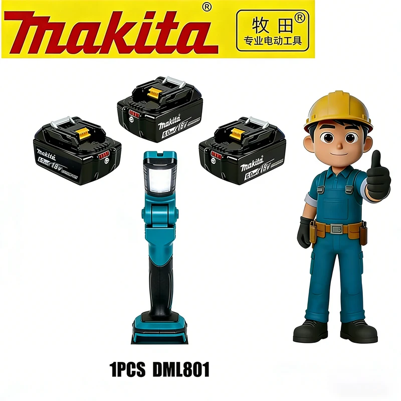 Battery Cordless LED Flashlight Work Light Handheld Spotlight fit Makita 18v Battery(No Battery
Battery Cordless LED Flashlight Work Light Handheld Spotlight fit Makita 18v Battery(No Battery
