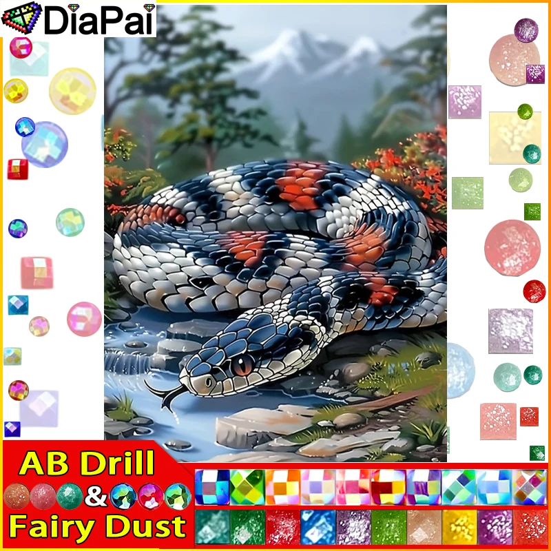 DiaPai Fairy Dust AB Алмазная картина Полная квадратная/круглая дрель 5D DIY "Змея горное дерево" Алмазная вышивка Декор со стразами
DiaPai Fairy Dust AB Алмазная картина Полная квадратная/круглая дрель 5D DIY "Змея горное дерево" Алмазная вышивка Декор со стразами