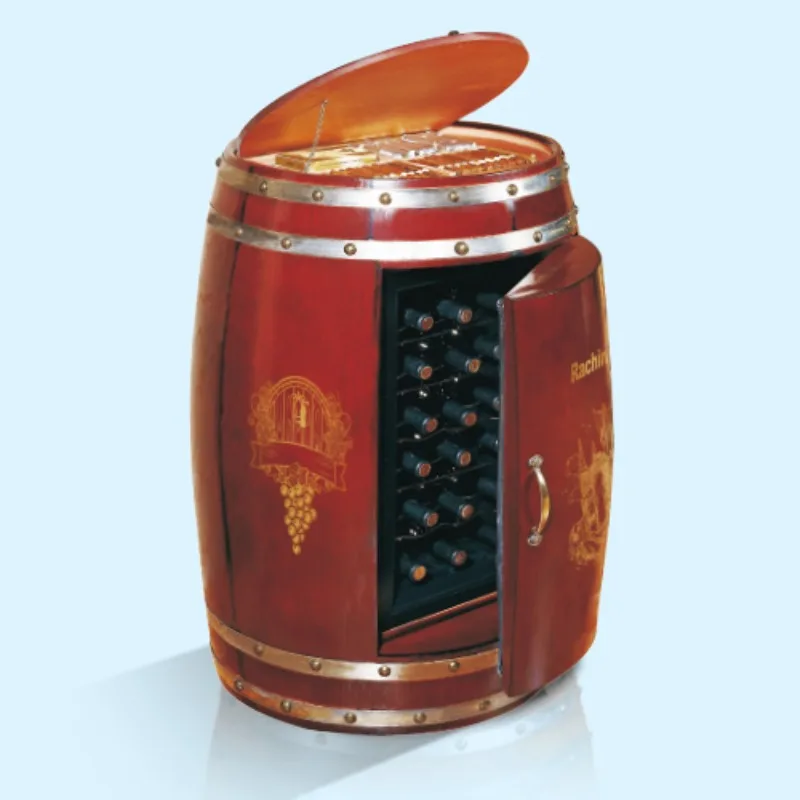 Oak barrel cooler refrigerator, mini wine cellar with a capacity of 18 bottles
Oak barrel cooler refrigerator, mini wine cellar with a capacity of 18 bottles
