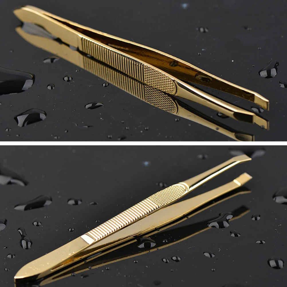 Gold-plated Eyebrow 9 X0.8cm Stainless Steel Makeup Tools Eyelash Precision Eyelashes Extension Clip Lightweight Portable
Gold-plated Eyebrow 9 X0.8cm Stainless Steel Makeup Tools Eyelash Precision Eyelashes Extension Clip Lightweight Portable