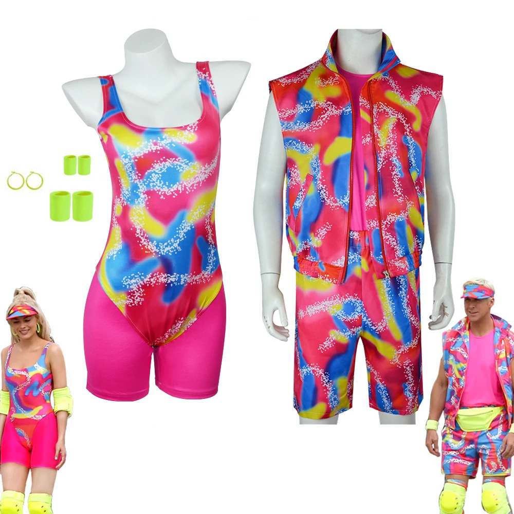 Hot Movie Barbi Cosplay Ken Barbe Sports Wear With Hat Unisex Adult Kids Halloween Party Cosplay Costume Daily Wear Uniform
Hot Movie Barbi Cosplay Ken Barbe Sports Wear With Hat Unisex Adult Kids Halloween Party Cosplay Costume Daily Wear Uniform