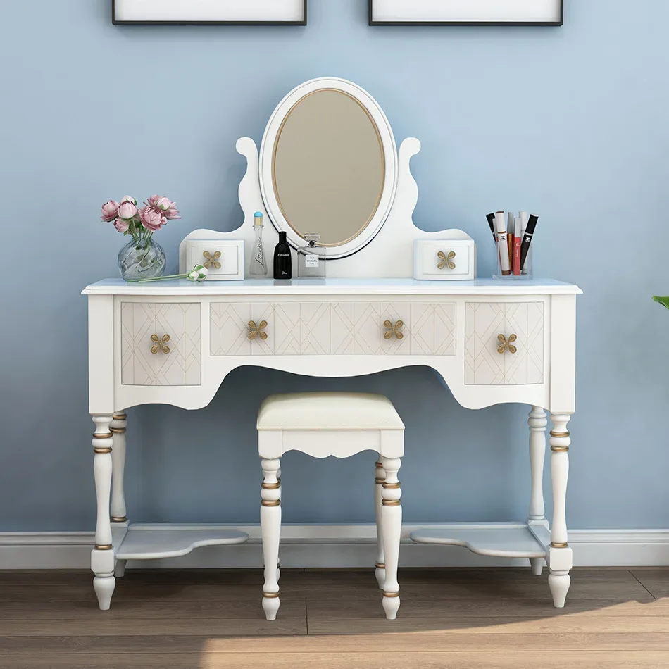 American Wood Foot Dresser Internet Celebrity Ins Bedroom Storage Makeup Table
American Wood Foot Dresser Internet Celebrity Ins Bedroom Storage Makeup Table