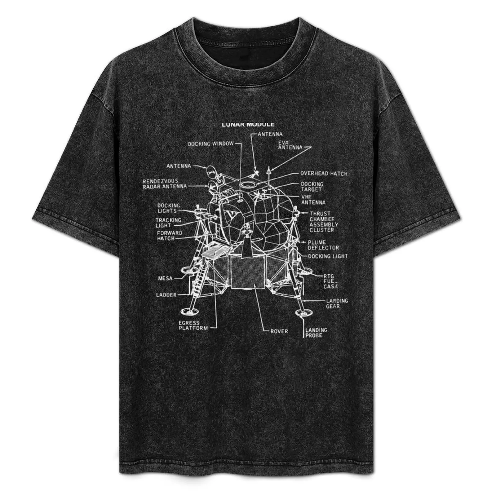 The Apollo Missions Lunar Module Blueprint Schematic T-Shirt Urban Style Print T-Shirt
The Apollo Missions Lunar Module Blueprint Schematic T-Shirt Urban Style Print T-Shirt