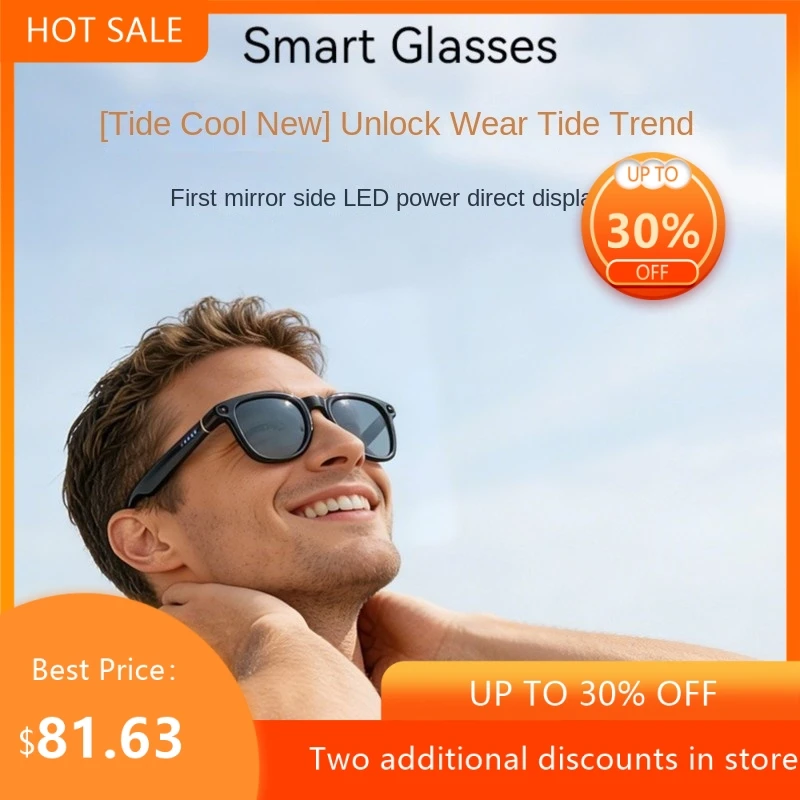 Умные очки Echowear с камерой высокого разрешения 800W, распознаванием объектов и функцией перевода, многофункциональные, дропшиппинг
Умные очки Echowear с камерой высокого разрешения 800W, распознаванием объектов и функцией перевода, многофункциональные, дропшиппинг