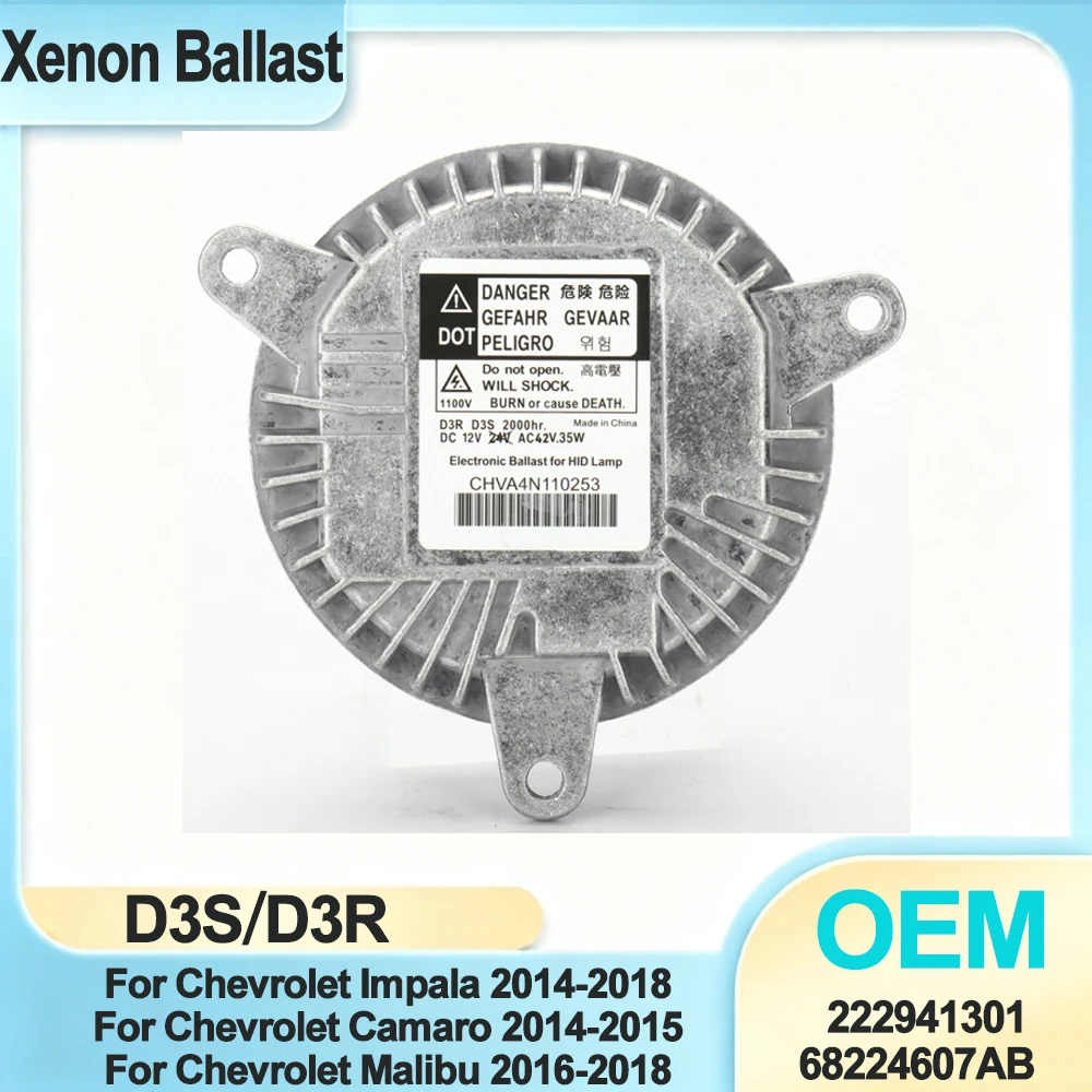 22941301 68224607AB New Xenon HID Headlight Ballast Module D3S D3R For Chevrolet Impala/Camaro/Malibu
22941301 68224607AB New Xenon HID Headlight Ballast Module D3S D3R For Chevrolet Impala/Camaro/Malibu