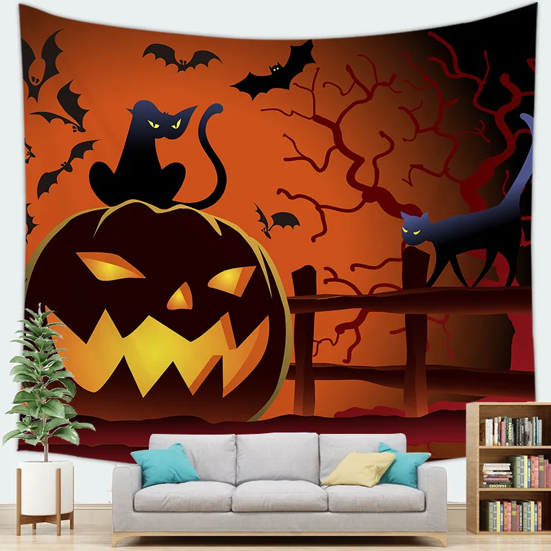 Halloween Pumpkin Ghost Castle digital-printed polyester tapestries living rooms bedrooms macrame wall hanging room
Halloween Pumpkin Ghost Castle digital-printed polyester tapestries living rooms bedrooms macrame wall hanging room