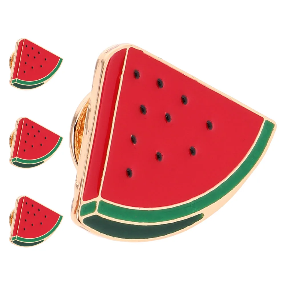 4pcs Watermelon Pin Cute Brooch Cartoon Pins Fruit Shaped Bag Summer Accessories Birthday Gift Women Men Fashion Jewelry
4pcs Watermelon Pin Cute Brooch Cartoon Pins Fruit Shaped Bag Summer Accessories Birthday Gift Women Men Fashion Jewelry