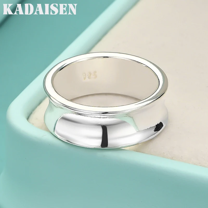 925 Sterling Silver Concave 5-10# Ring For Women Fashion Wedding Party Charm Jewelry
925 Sterling Silver Concave 5-10# Ring For Women Fashion Wedding Party Charm Jewelry