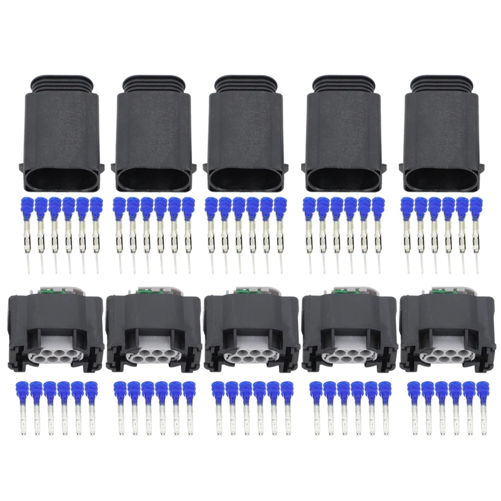 5 Sets Automotive throttle plug harness connector DJ7063Y-0.6-11 / 21 car connector 6P
5 Sets Automotive throttle plug harness connector DJ7063Y-0.6-11 / 21 car connector 6P