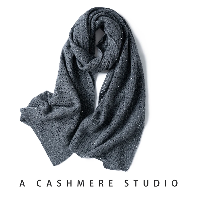 High quality 100% cashmere scarf, women's winter warm knit scarf, fashionable lace up gold bead scarf, soft and comfortable neck
High quality 100% cashmere scarf, women's winter warm knit scarf, fashionable lace up gold bead scarf, soft and comfortable neck