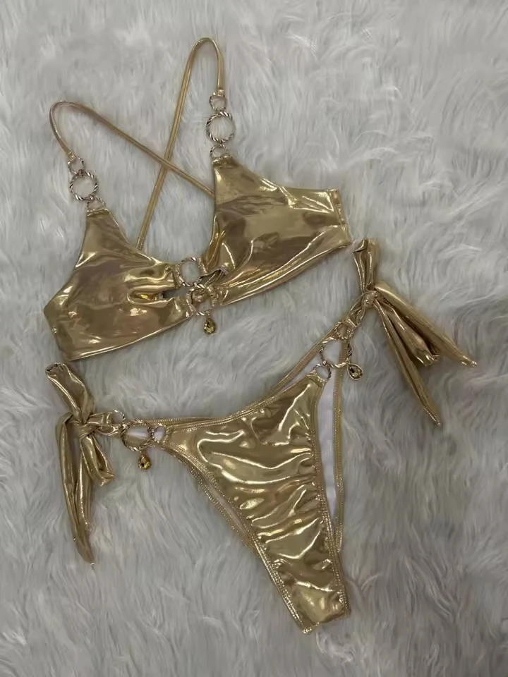 Metal Rings Bikinis Hollow Out Bikini Women Swimsuit Female Brazilian Swimwear Two Pieces Bikini Set High Cut Bathing Suit Swim
Metal Rings Bikinis Hollow Out Bikini Women Swimsuit Female Brazilian Swimwear Two Pieces Bikini Set High Cut Bathing Suit Swim
