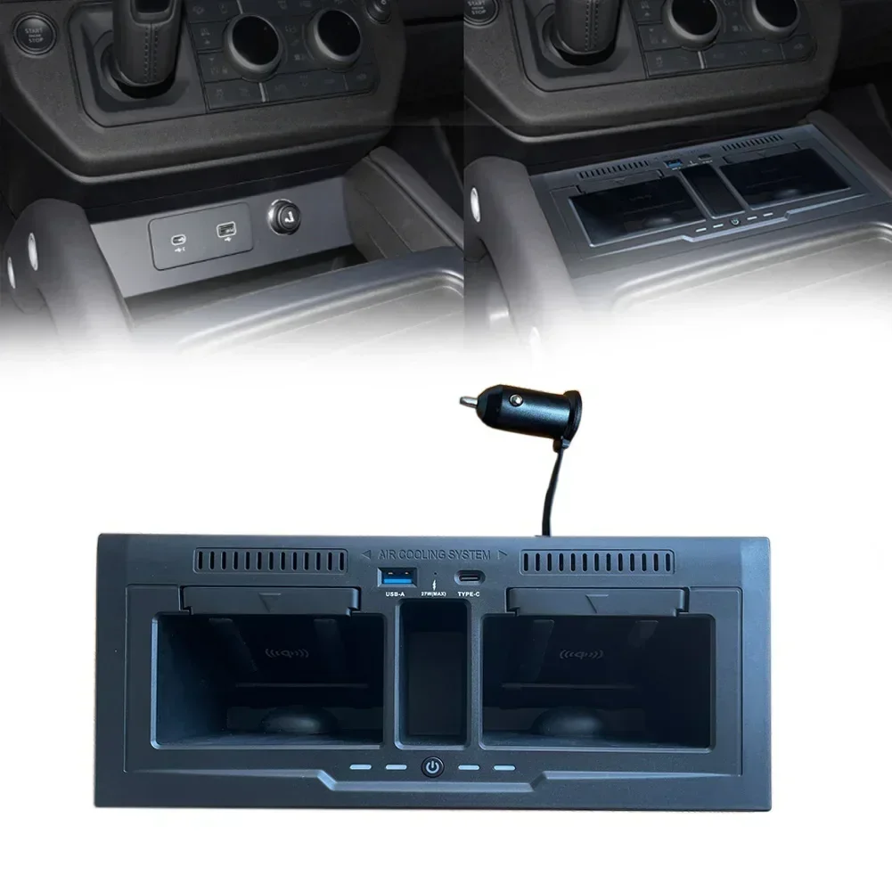 Stylish Car Wireless Charger Tray Pad for Land Rover For Defender 90 110 2020 2023 Corrosion Resistance Scratch Protection
Stylish Car Wireless Charger Tray Pad for Land Rover For Defender 90 110 2020 2023 Corrosion Resistance Scratch Protection