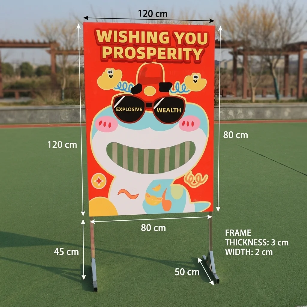 "Knock Their Teeth Out!" Interactive Carnival Toss Game - Big Mouth Bean Bag Game for Festivals, Trade Shows & Event Warm-ups
"Knock Their Teeth Out!" Interactive Carnival Toss Game - Big Mouth Bean Bag Game for Festivals, Trade Shows & Event Warm-ups