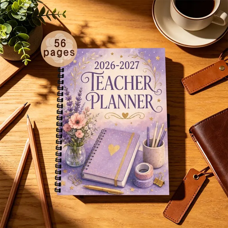 2026-2027 Teacher Planner,Annual Curriculum Plan and Gradebook Organizing Tool,Teacher's Day Gift,Academic Lesson Plan Notebook
2026-2027 Teacher Planner,Annual Curriculum Plan and Gradebook Organizing Tool,Teacher's Day Gift,Academic Lesson Plan Notebook