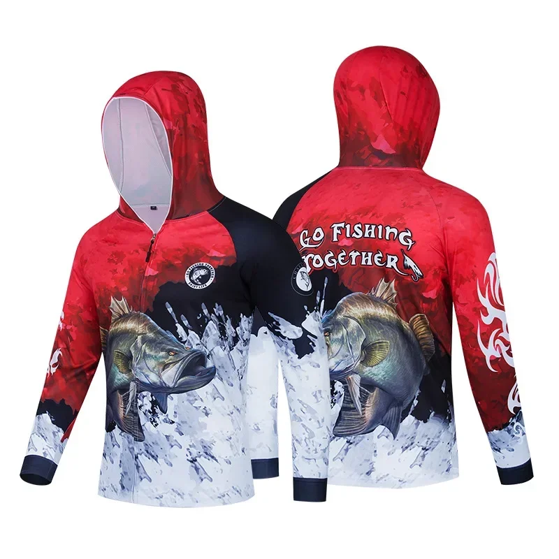 2023Hooded Fishing Wear With Zipper Anti-UV UPF 50+ Breathable Hiking Outdoor Sports Jersey Men's Sun-Protection Fishing Clothes
2023Hooded Fishing Wear With Zipper Anti-UV UPF 50+ Breathable Hiking Outdoor Sports Jersey Men's Sun-Protection Fishing Clothes