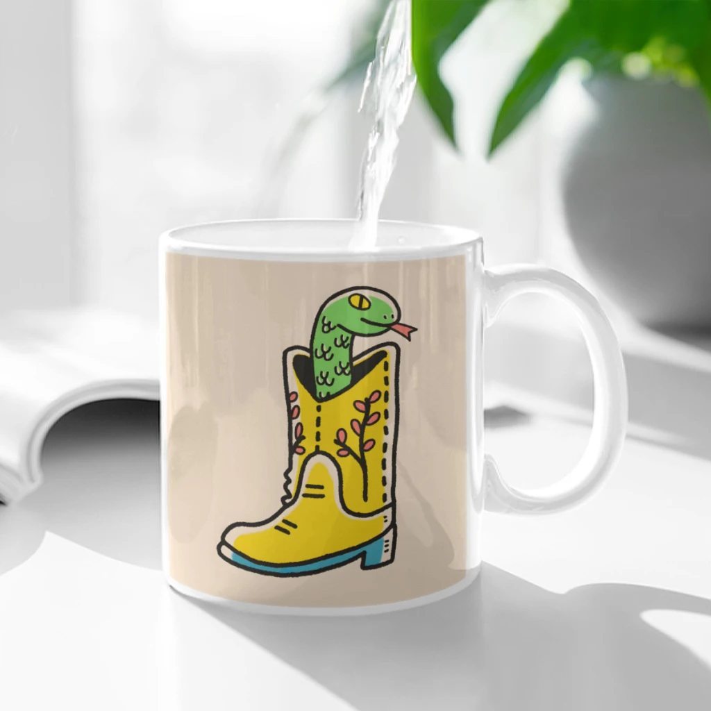 Snake in My Boot Ceramic Cup Coffee Oatmeal Breakfast Cup Creative Personality Mug
Snake in My Boot Ceramic Cup Coffee Oatmeal Breakfast Cup Creative Personality Mug