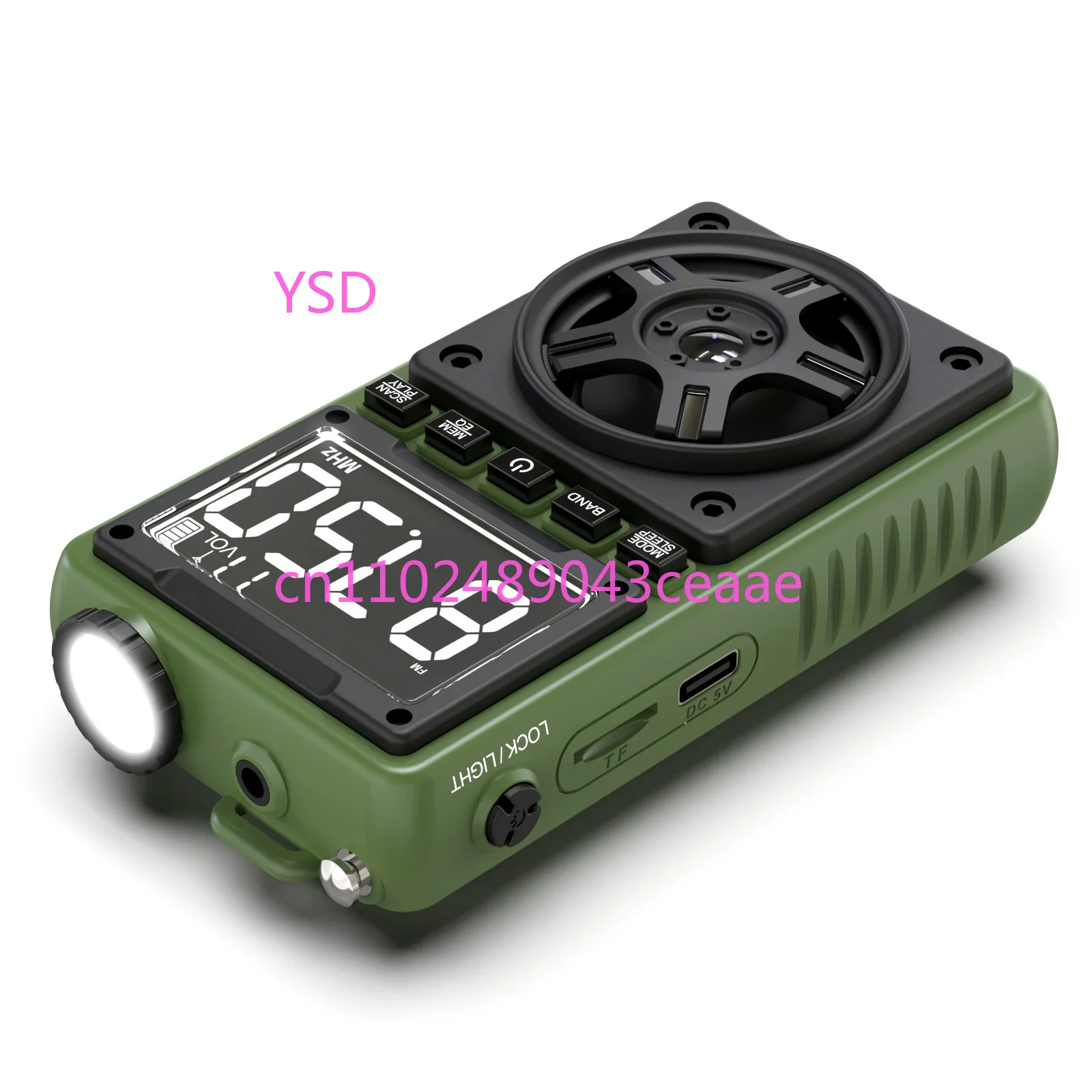 Portable Pocket Radio (AM/FM Multiband, USB Player with Digital Display, Cross-Border Universal)
Portable Pocket Radio (AM/FM Multiband, USB Player with Digital Display, Cross-Border Universal)