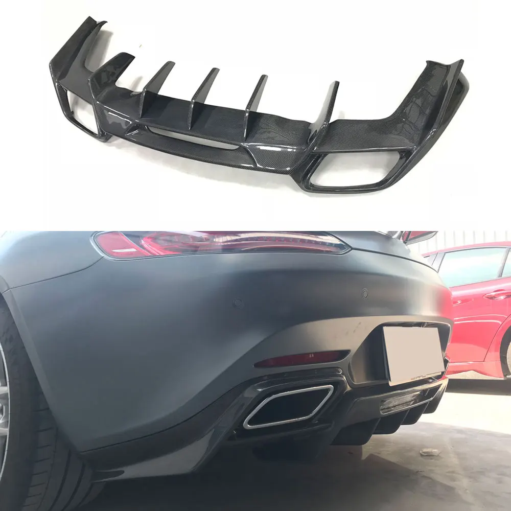 Carbon Fiber Rear Bumper Lip Diffuser For Mercedes Benz AMG GT AMG GTS AMG GTR Coupe 2 Door 2015-2018 FRP Rear Trunk Spoiler
Carbon Fiber Rear Bumper Lip Diffuser For Mercedes Benz AMG GT AMG GTS AMG GTR Coupe 2 Door 2015-2018 FRP Rear Trunk Spoiler