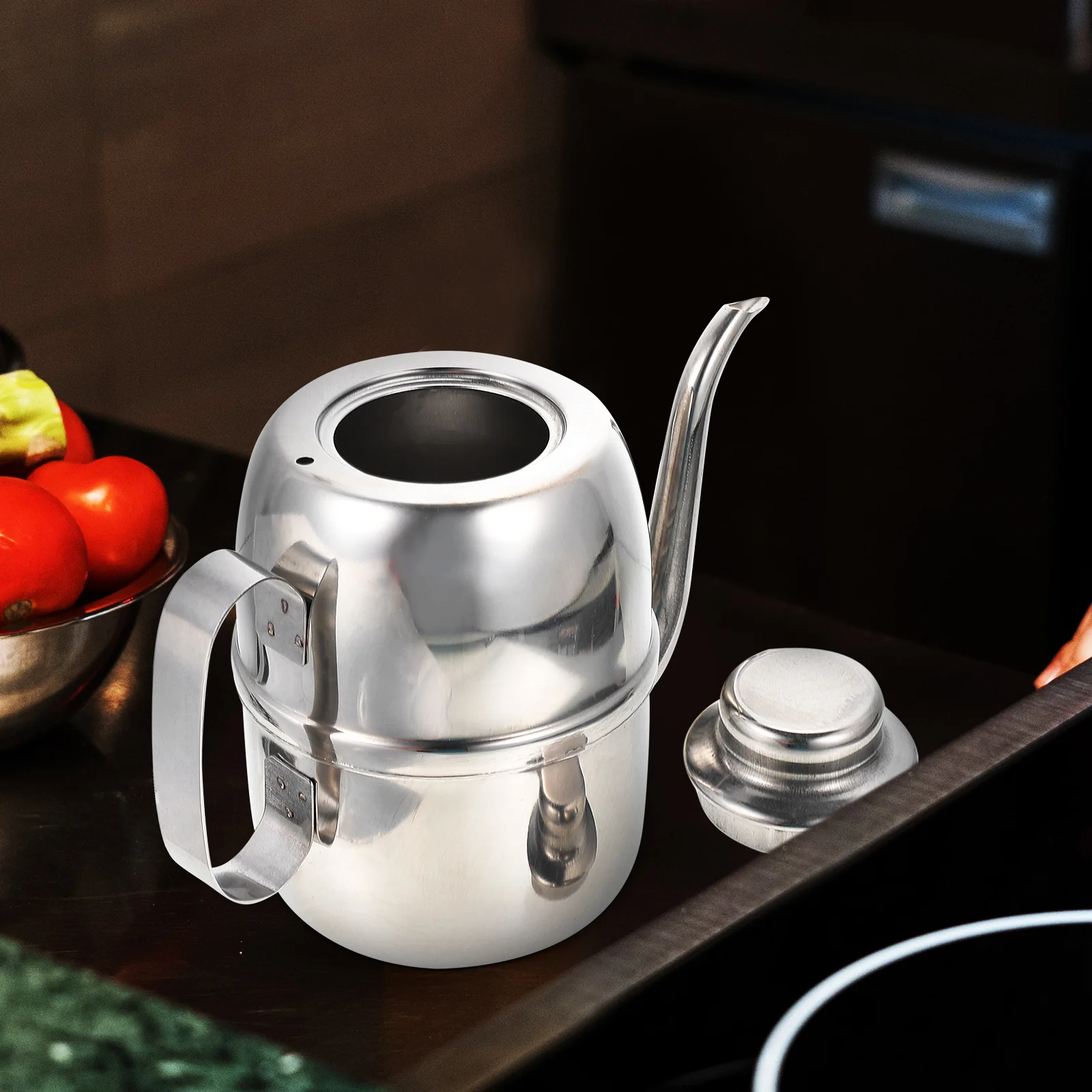 Oil Bottle with Spout Stainless Steel Pot Olive Container and Vinegar Baby for Barbecue
Oil Bottle with Spout Stainless Steel Pot Olive Container and Vinegar Baby for Barbecue