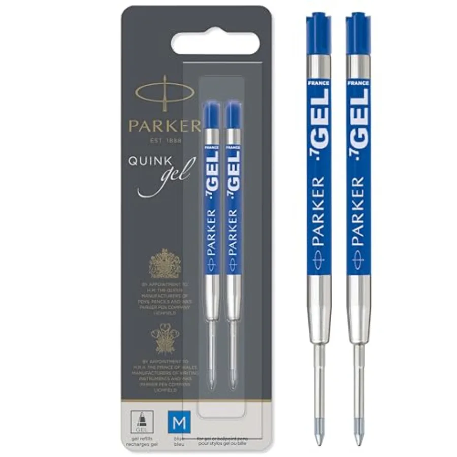 Refill for Retractable Gel Ink Roller Ball Pens, Medium Conical Tip, Blue Ink, 2/Pack
Refill for Retractable Gel Ink Roller Ball Pens, Medium Conical Tip, Blue Ink, 2/Pack