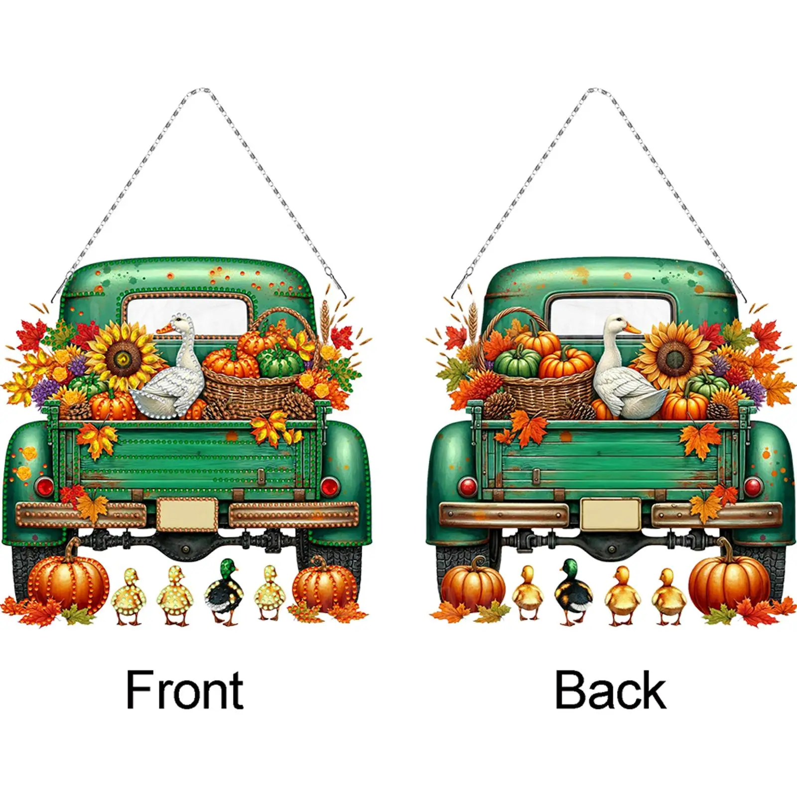 2PCS Pumpkin Car Theme 2D/Flat DIY Special Shape Hanging Diamond Art Kits Diamond Painting Set Window Hanging Art for Home Decor
2PCS Pumpkin Car Theme 2D/Flat DIY Special Shape Hanging Diamond Art Kits Diamond Painting Set Window Hanging Art for Home Decor