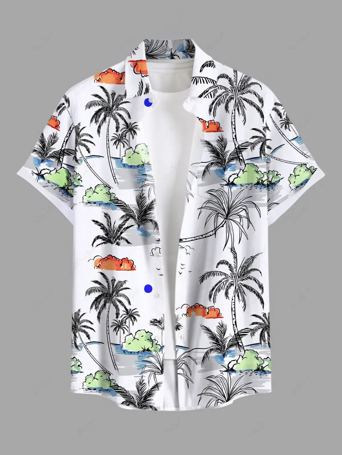 Summer Tiki Men'S Hawaiian Shirt 3D Printed Short Sleeved Button Down Lapel Shirt Oversized Tops Casual Aloha Shirts Man
Summer Tiki Men'S Hawaiian Shirt 3D Printed Short Sleeved Button Down Lapel Shirt Oversized Tops Casual Aloha Shirts Man