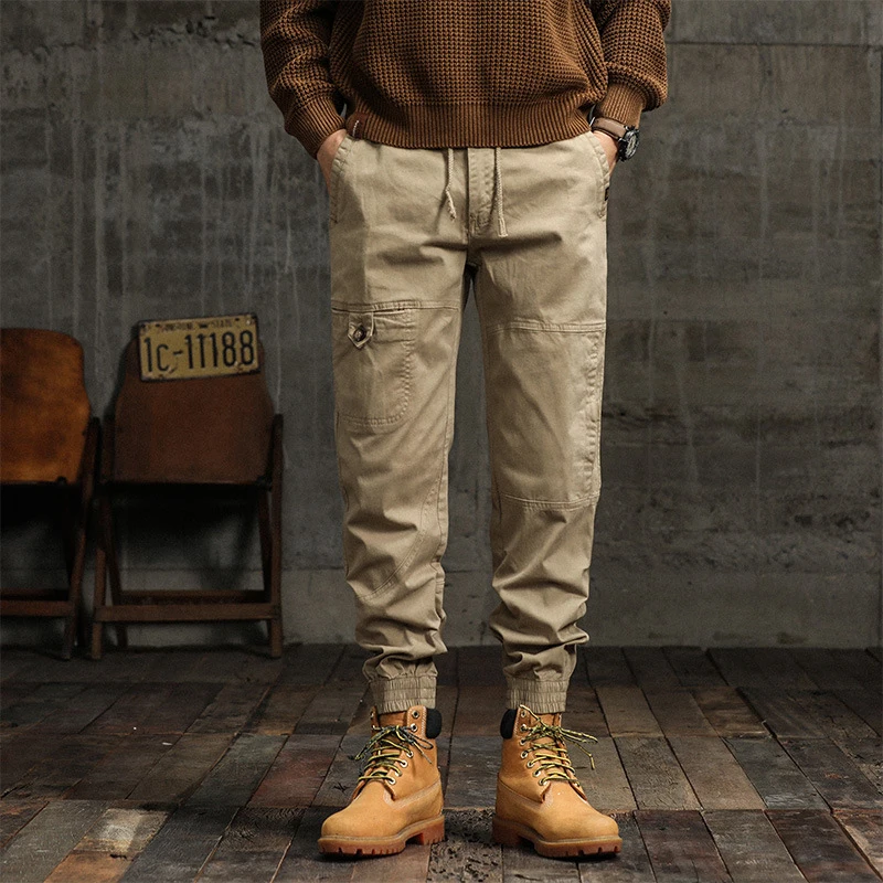 Men's Retro Casual Work Pants Elastic Loose Versatile Multi-Pocket Trendy Commuting Leggings for All Seasons
Men's Retro Casual Work Pants Elastic Loose Versatile Multi-Pocket Trendy Commuting Leggings for All Seasons