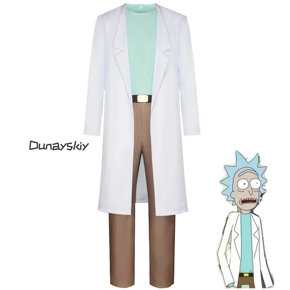 Genius Scientists Rick Cosplay Anime Costume Uniform Outfits Halloween Carnival Suit for Men Kid
Genius Scientists Rick Cosplay Anime Costume Uniform Outfits Halloween Carnival Suit for Men Kid