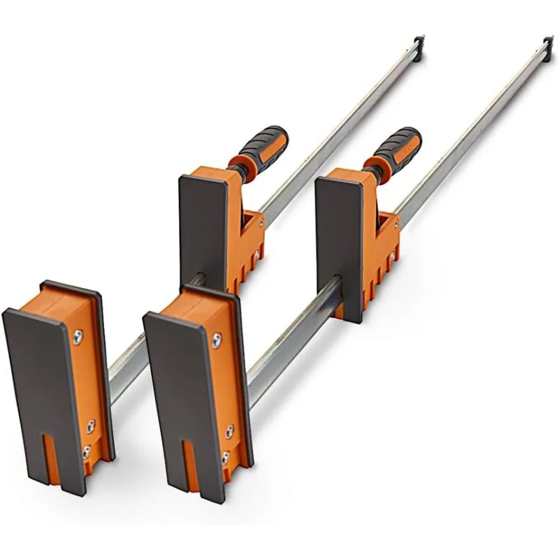 50" Parallel Clamp Set, 2 Pack of Woodworking Clamps with Rock-Solid, Even Pressure
50" Parallel Clamp Set, 2 Pack of Woodworking Clamps with Rock-Solid, Even Pressure